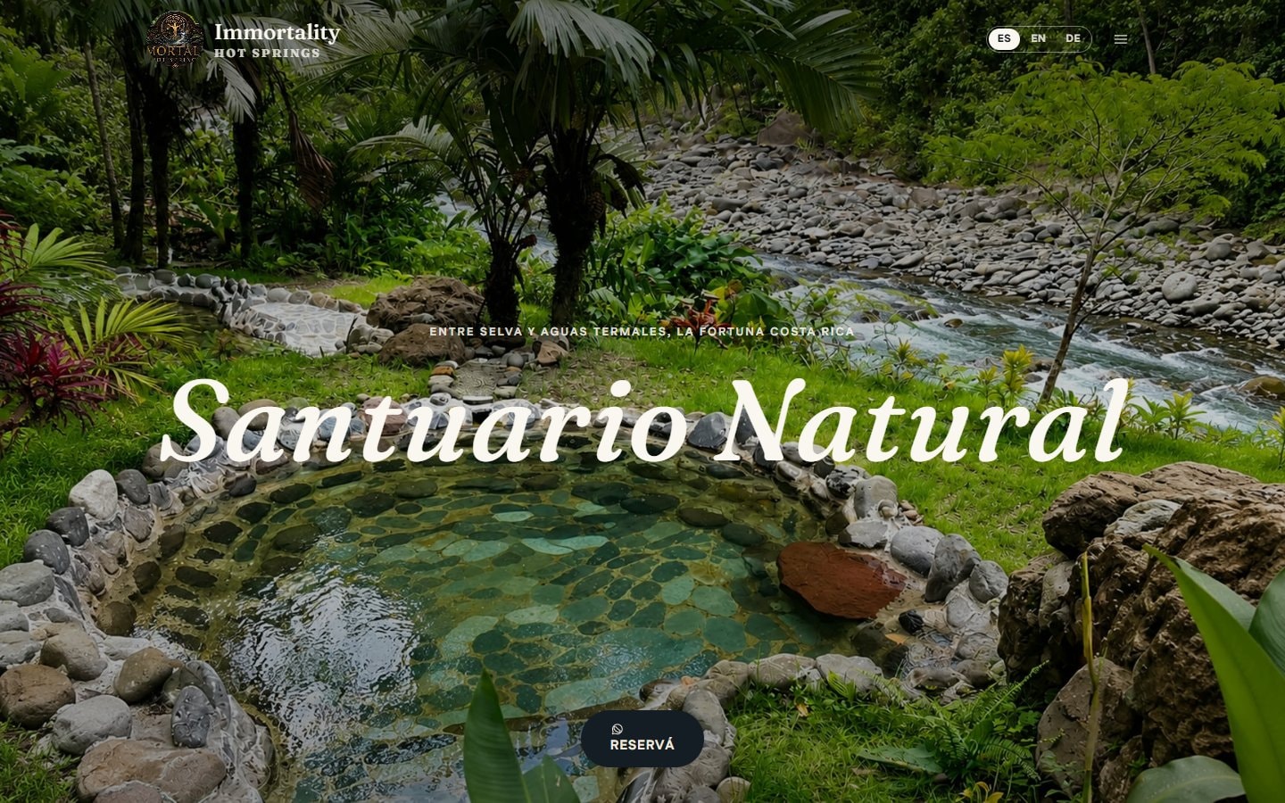 Immortality Hot Springs — La Fortuna, Costa Rica
